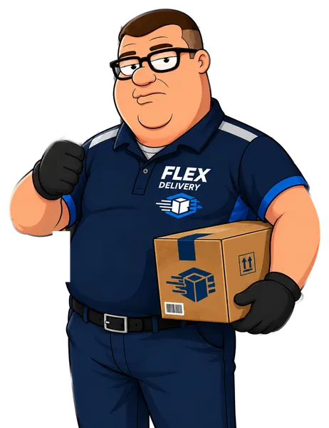 Frank, Flex Delivery driver